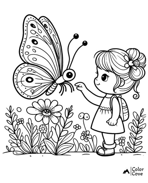 Butterfly Sheets, Butterfly Coloring Pages, Sunflower Coloring Pages, Rose Coloring Pages, Dolphin Coloring Pages, Butterfly Coloring, Butterfly Printable, Custom Bookmarks, Unique Gift Wrapping