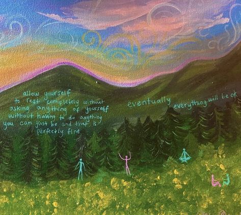 The Office Paintings, Inspirational Widgets, Hopeful Art, Christine Core, Affirmation Painting, Healing Paintings, Quote Paintings, Happy Energy, Hope Art