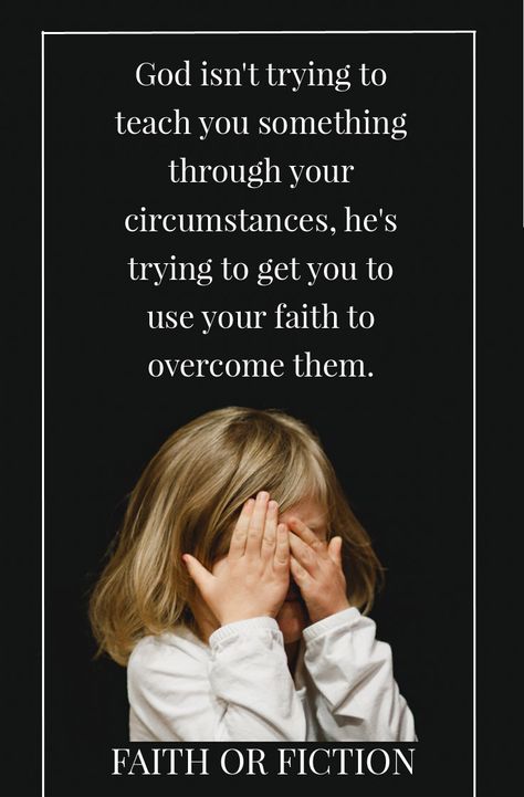 God isn't trying to teach you something through your circumstances, He's trying to get you to use faith to overcome them. Powerful Christian Quotes, Grow Your Faith, Quotes Faith, Conference Quotes, Quotes Christian, The Love Of God, Love Of God, Lds Quotes, Daily Reminders