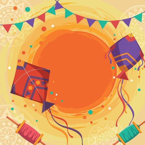 Makar Sankranti Background Makar Sankranti Template, Makar Sankranti Post, Kite Background, Makar Sankranti Background, Happy Makar Sankranti Wallpaper, Sankranti Background, Makar Sankranti Wallpaper, Festival Drawing, Cute Bios