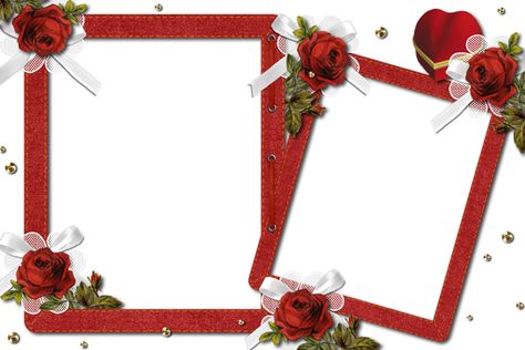 Double Romantic Transparent Photo Frame with Roses Marcos Halloween, Romantic Frame, Flower Frame Png, Flower Picture Frames, Birthday Wishes Flowers, Framed Wedding Photos, Photoshop Backgrounds Free, Album Frames, Family Photo Frames