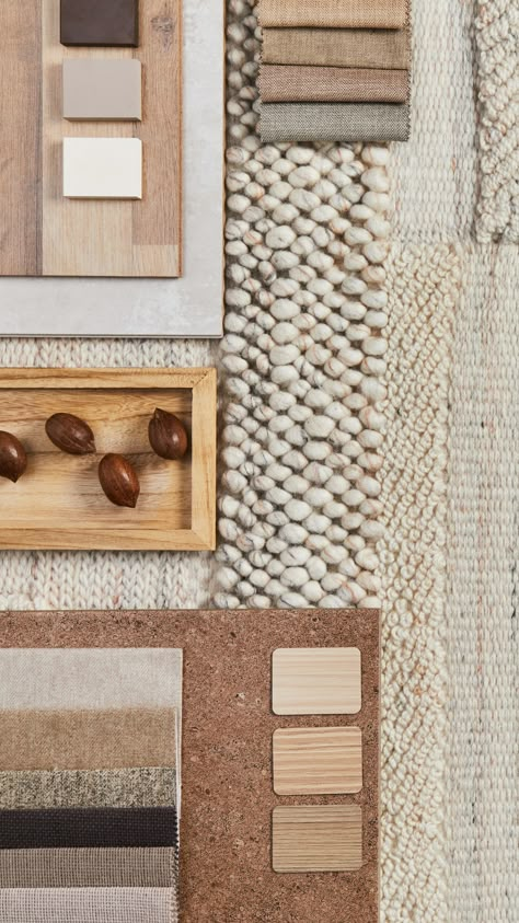 As sustainability becomes a priority, natural materials are at the forefront of 2024 design trends. Learn why incorporating elements like driftwood, leather, and stone is essential for creating eco-friendly, stylish spaces. Click for insights on embracing biophilic design. #NaturalMaterials #InteriorDesign #SustainableDesign #BiophilicDesign #EcoFriendly #DesignTrends #OrganicTextures #TanicDesign Biophilic Material Board, Sustainable Materials Interior Design, Sustainability Interior Design, Green Moodboard Aesthetic, Biofilic Design, Communal Dining, 2024 Design Trends, Sample Boards, Sustainable Flooring