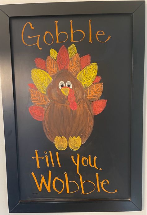 Turkey Chalkboard art Thanks Giving Chalkboard, November Blackboard Ideas, Chalkboard Art Thanksgiving, Turkey Chalk Art, Thanksgiving Chalkboard Ideas Chalk Art, Thanksgiving White Board Ideas, November Whiteboard Ideas, November Chalk Art, November Chalkboard Ideas