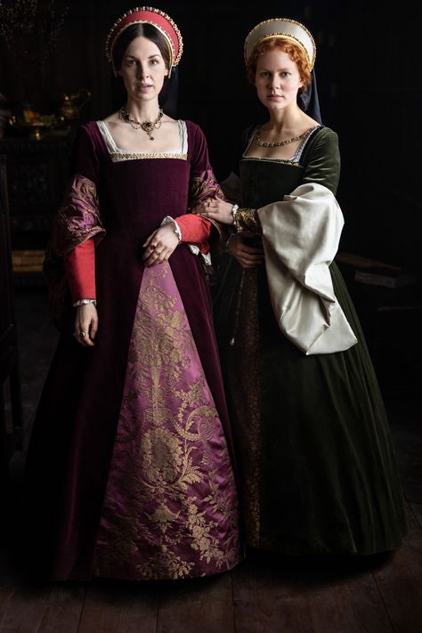 Tudor Dress Princesses, Elizabeth Costume, Becoming Elizabeth, Alicia Von Rittberg, Jessica Raine, Katherine Parr, Tudor Gown, 16th Century Clothing, Elizabethan Fashion