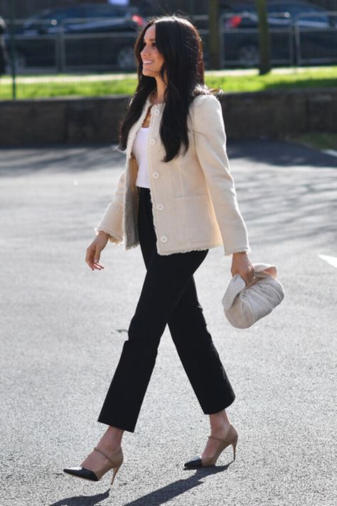 Meghan Markle 2023 Outfits, Meghan Markle Hairstyle, Meghan Style, Estilo Meghan Markle, Look Working Girl, Princ Harry, Meghan Markle Outfits, Harry Style, Prins Harry