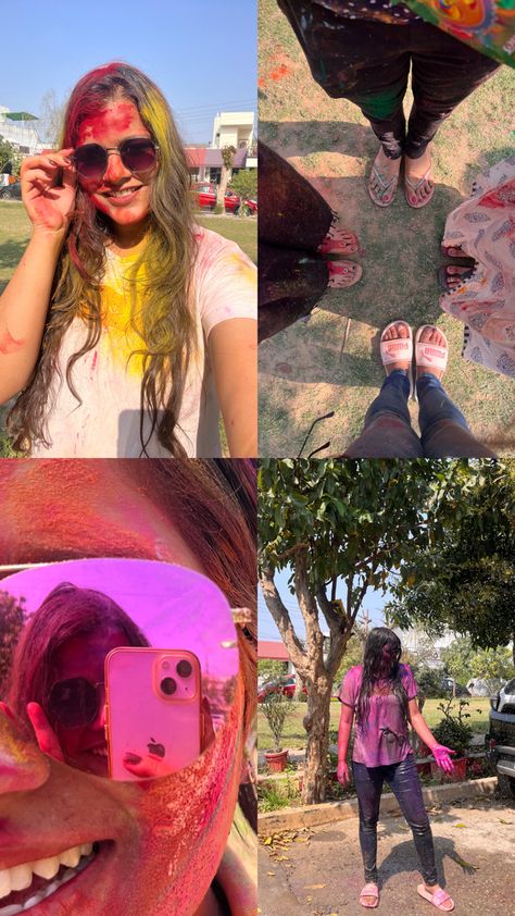 Instagram layout idea for holi Holi Instagram Layout, Holi Snaps Snapchat, Holi Ig Story Ideas, Instagram Story Ideas For Holi, Holi Layout Ideas, Holi Snap Ideas, Holi Collage, Holi Story Ideas, Holi Instagram Story Ideas