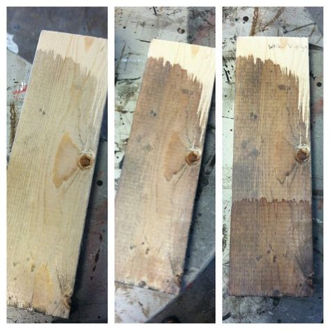 How To Make Wood Look Old | How To Distress Wood Make Wood Look Old, Homemade Wood Stains, Distress Wood, Diy Craft Ideas For Kids, Diy Pallets, Faux Wood Beams, Wood Crafting Tools, Lampshade Designs, Diy Craft Ideas