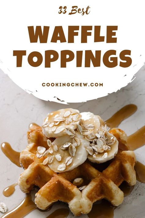 Waffle Topping Ideas Breakfast, Favorite Chili Recipe, Peanut Butter Nutella, Better Breakfast, Savory Waffles, Peanut Butter Ice Cream, Waffle Sandwich, Amazing Food Decoration, Breakfast Waffles