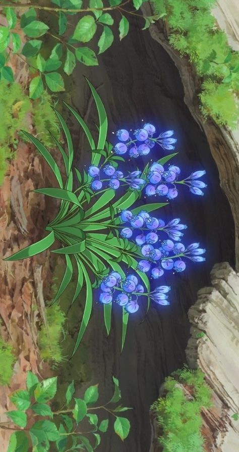 Studio Ghibli Flowers, Ghibli Flowers, Icon Pfp Anime, Anime Wallpapers Aesthetic, Anime Flower, Studio Ghibli Background, Computer Wallpaper Desktop Wallpapers, Ghibli Artwork, Real Anime