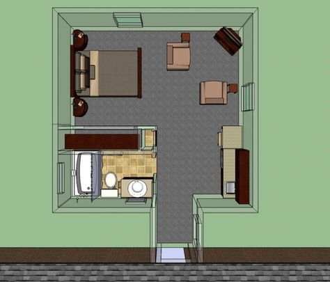 Mother In Law Floor Plans | Mother in law suite addition : House Plans, Floor Small Mother In Law Suite, Inlaw Suite Addition, Mother In Law Suite Addition, In Law Suite Addition, Dog Trot House Plans, Mother In Law Suite, Mother In Law Apartment, Inlaw Suite, In Law House