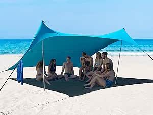 Beach Shade Canopy, Beach Tents, Camping Shelters, Beach Shade, Tent Fabric, Sun Shelter, Hiking Tent, Shade Canopy, Beach Tent