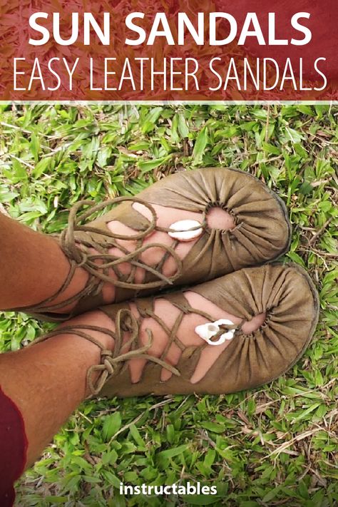 Diy Leather Sandals Pattern, Leather Shoe Pattern, Diy Earthing Shoes, Diy Leather Shoes, Leatherworking Projects, Leatherwork Projects, Diy Leather Sandals, Moccasin Patterns, Homemade Shoes