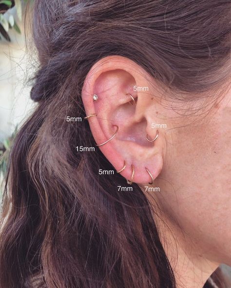 Daith Ear Piercing, Piercing Chart, Tragus Daith, Cool Ear Piercings, Pretty Ear Piercings, Piercing Tragus, Cute Ear Piercings, Piercing Earrings, Conch Piercing