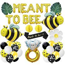 Bee Theme Balloons, Bee Bridal Shower Decorations, Bride To Bee, Bride To Be Decorations, Bachelorette Signs, Meant To Bee, Bridal Shower Party Favors, Themed Bridal Shower, Bride To Be Sash