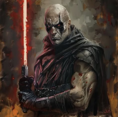 Darth Bane Art, Star Wars Sith Lords, Darth Bane, Sith Lords, Dark Lord Of The Sith, Star Wars Villains, Star Wars Painting, Star Wars Background, Star Wars Sith