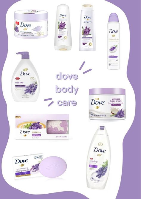 Dove Lavender Body Wash, Dove Body Care Routine, Lavender Scent Combo, How To Smell Like Lavender, Dove Body Care, Dove Lavender, Lavender Skin Care, Personal Hygiene Tips, Koleksi Makeup