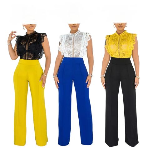 Check out this product on Alibaba App Spring Summer High Waist Pants Women Elegant Work Office Casual Long Trousers Slim Long Wide Leg Pants fashion loose trousers Plus Size Yellow Pants Outfit, Latest Outfits For Women Casual, Court Attire Women Casual, Top And Trousers Outfit Material, Pant Trousers Women Outfit, Shades Outfit, Fashionable Business Casual, Fashion Outerwear, Fashion Bottoms