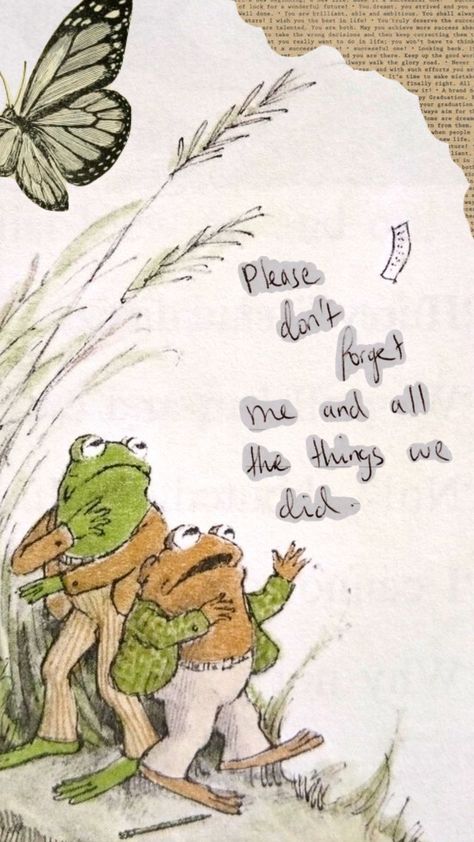 Toad And Frog Quotes, Toad Sat And Did Nothing Frog Sat With Him, Cowboy Frog Tattoo Matching, Cottagecore Frog Drawing, Frog And Toad Quotes, Frog And Toad Wallpaper, Frog And Toad Art, Frog And Toad Aesthetic, Frog And Toad Tattoo