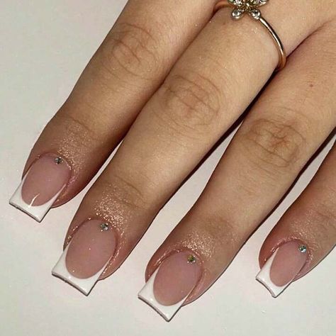 Multicolor  Collar    Color Nails Embellished   Nail,Hand & Foot Care Y2k 3d, Short French Tip Nails, Gel Nail Polish Remover, Long Nail Designs, Coffin Shape, Nail Swag, Short Square Acrylic Nails, Acrylic Nails Coffin Short, Pink Acrylic