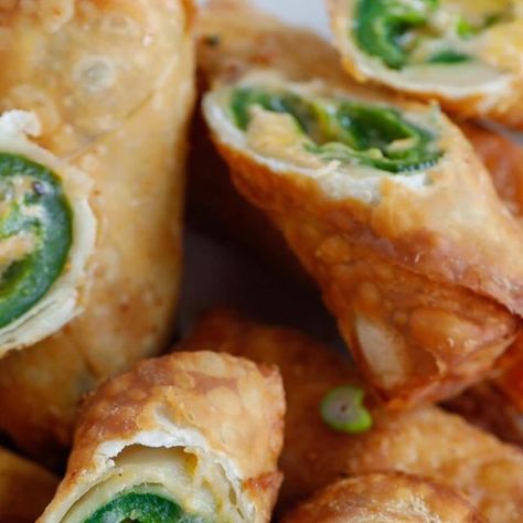 MARIAM | Cookin’ with Mima on Instagram: "They’re crunchy, they’re cheesy, they’re spicy and they’re SOOOO flavorful! The only and only, Jalapeño Popper Egg Rolls. So delish! Grab the full recipe link from my bio. https://www.cookinwithmima.com/jalapeno-popper-egg-rolls/" Jalapeno Popper, Jalapeno Poppers, Egg Rolls, Instagram Food, Egg, Rolls, On Instagram, Instagram