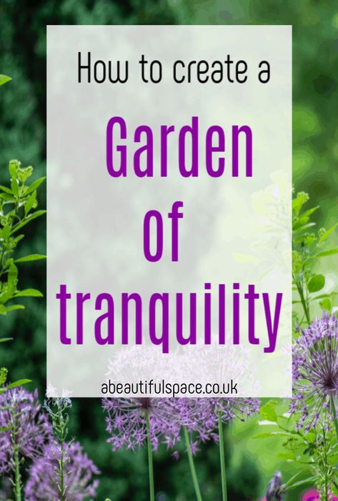 Creating A Garden Of Tranquility, how to create a tranquil and relaxing garden #tranquilgarden #calmgarden #zengarden #gardenmakeover Small Tranquil Garden Ideas, Tranquility Garden Ideas, Tranquility Garden Ideas Backyards, Relaxing Garden Spaces, Serenity Garden Ideas, Serenity Garden Ideas Backyards, Spiritual Garden Design, Tranquil Garden Ideas, Nurture Landscapes Garden