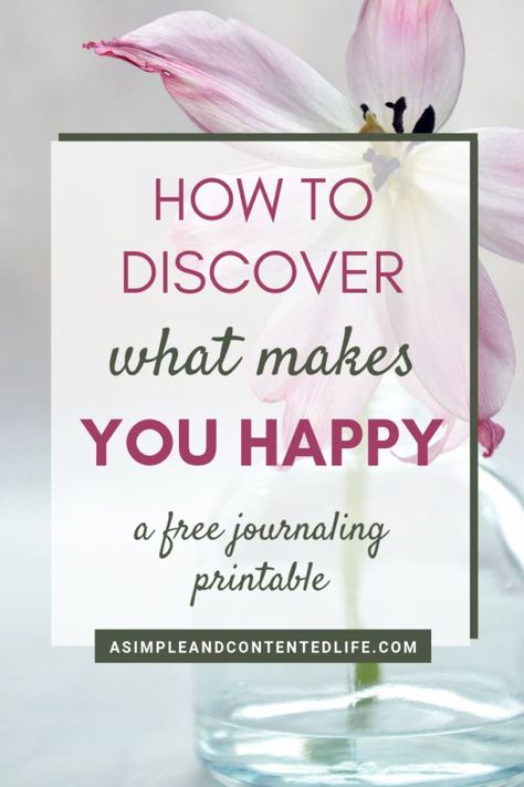 INSIDE: What makes a person happy? What causes happiness in life? And more importantly, what makes YOU happy? Not sure? It’s time to find out! In this post, I’m sharing a fun and simple exercise you can do to discover what makes you smile. I’ve included a FREE printable for you to download too! #happiness #personalgrowth #journalingprompts #journalingexercise #freeprintable #intentionalliving #asimpleandcontentedlife How To Find What Makes You Happy, Do What Makes You Happy, Happiness Mindset, What Makes Me Happy, Simple Exercise, Writing Lists, Happy A, Journaling Ideas, Make A Person