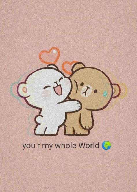 Bubu Dudu Quotes, Dudu Bubu Drawing, Dudu Bubu Wallpaper, Dudu Bubu Love, Cute Bear Couple, Dudu Bubu, Happy Birthday Love Quotes, Love Cartoon Couple, Cute Bear Drawings