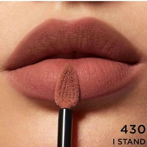 # 430 I Stand Loreal Lipstick, Fall Lip Color, Matte Lip Stain, Paris Makeup, Bare Lip, Lipstick Shades, I Stand, Matte Liquid Lipstick, Matte Lip