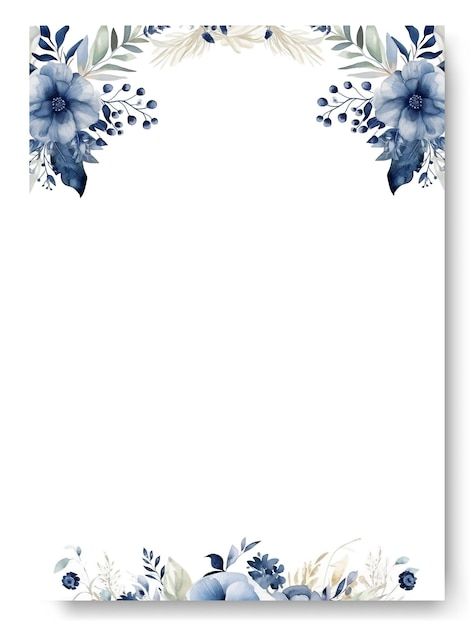 Leaves Template, Flower Invitation Card, Marriage Invitation Card, Leaf Invitations, Elegant Wedding Invitation Card, Wedding Card Frames, Wedding Invitation Background, Navy Blue Wedding Invitations, Floral Cards Design