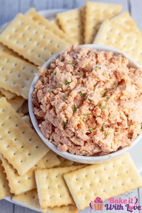 Ham Dip Recipe, Ham Spread Recipe, Deviled Ham Spread, Ham Dip, Ham Appetizers, Ham Spread, Lunch Spread, Deviled Ham, Ham Salad Recipes