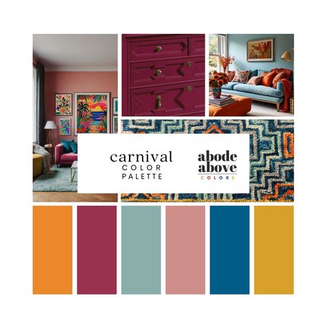 This Wall Paint item by AbodeAboveColors has 9 favourites from Etsy shoppers. Is dispatched from United States. Listed on 01 Sep, 2024 French Quarter Color Palette, Bright Home Color Palette, Blue Orange Gold Color Palette, Bright Color Palette Interior Design, Bright Orange Palette, Warm Color Palette For Home, Raspberry Color Palette, Home Color Schemes Interior, Interior Paint Design