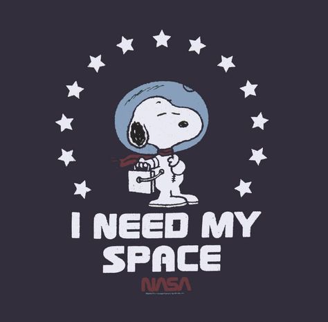 SNOOPY~ I need my space Astronaut Snoopy, Peanuts Easter, Mobile Images, I Need My Space, Peanuts Cartoon, Peanuts Characters, Snoopy Quotes, Snoop Dog, Space Astronaut