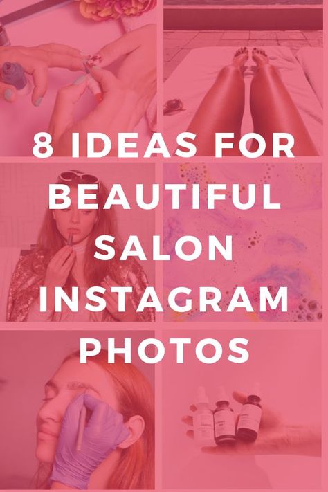 Salon Marketing Idea: 8 ideas for beautiful salon Instagram photos! Want to promote your salon social media? It's all about posting pretty designs and photos! Get salon marketing tips and business building advice in this article! Beauty Salon Promotion Ideas, Beauty Salon Advertising Ideas, Beauty Salon Instagram Posts, Busy Salon, Beach Salon, Salon Marketing Social Media, Salon Social Media, Beauty Salon Marketing, Hair Salon Marketing