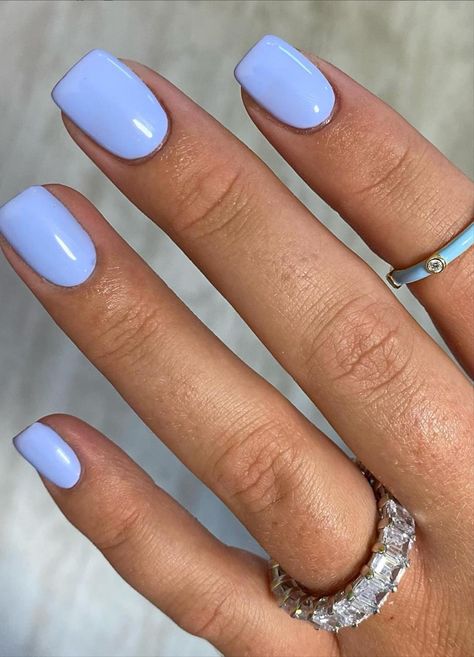 Minimalist Nail Design Square, Solid Nail Color Ideas Square, One Color Square Nails, March Nails Ideas Square, Basic Spring Nails Short, Spring Nails Sns Dip, Short Square Nails Summer Colors, 2024 Nail Inspo Square, Short Acrylic Nails Square Simple Spring