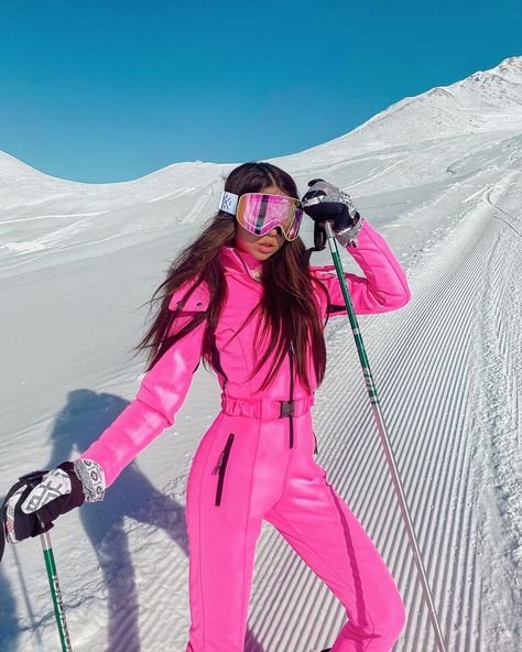 Ski Overalls Women, Red Ski Outfit, Pink Ski Outfit, Snow Suit Womens, Snowsuit Women, Ski Suits For Women, Ski Outfit For Women, Ski Trip Outfit, Comfy Outfits Winter