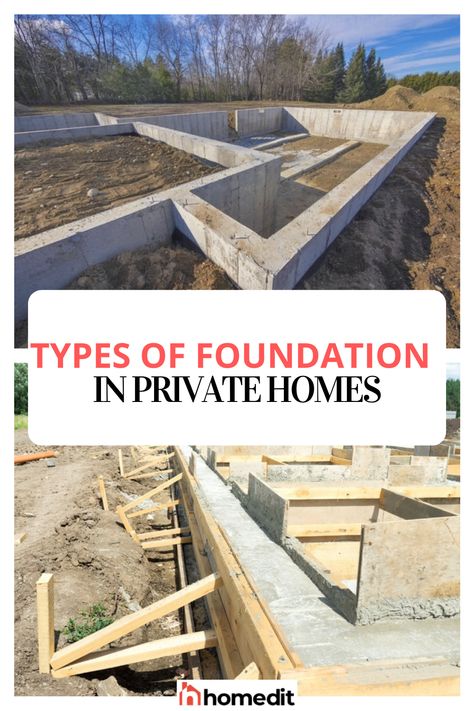 There’s a reason that people say that you can’t create anything of value without a solid foundation. Because the foundation is the single most important part of a house. Without a strong one, the entire house may collapse. Learn more about it here. High Foundation House, Building Foundation Construction, House Foundation Ideas, Nordic House Architecture, Foundation Plan, Home Architecture Styles, Raised House, Types Of Foundation, Civil Engineering Design