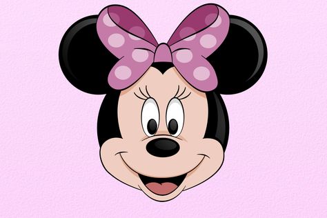 wikiHow to Draw Minnie Mouse -- via wikiHow.com.  In 8 Step by Step Picture Instructions! Wallpaper Do Mickey Mouse, Minnie Mouse Clipart, Miki Mouse, Minnie Mouse Cartoons, Mickey Mouse Png, Mickey Mouse Imagenes, Minnie Y Mickey Mouse, Minnie Mouse Pictures, Mickey Mouse Head