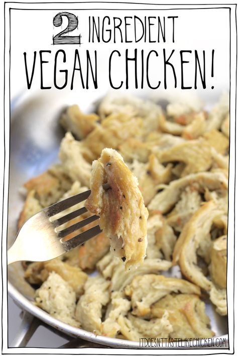 Vegan Rice Flour Recipes, Easy Seitan Recipe, Vegan Chicken Recipes, Vegan Bacon Recipe, Seitan Recipe, Seitan Chicken, Vegan Meat Recipe, Vegetarian Meat, Seitan Recipes