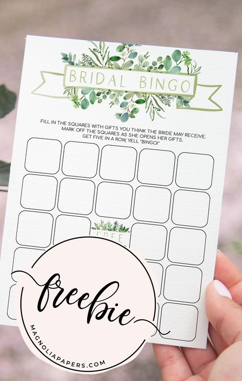 Bridal Shower Bingo Template, Bridal Shower Gift Bingo, Bridal Bingo Printable Free, Bridal Shower Bingo Printable Free, Bingo Printable Free, Blank Bingo Cards, Bridal Shower Presents, Bridal Shower Bingo, Bingo Sheets