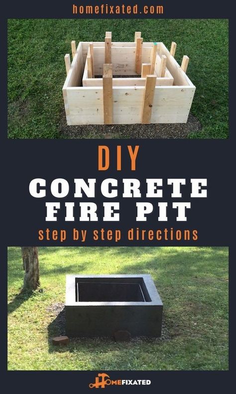 Homemade Fire Pit Diy Cheap, Diy Above Ground Fire Pit, Firepits Backyard Cement, Diy Campfire Pit, Home Made Fire Pit Backyard, Diy Outdoor Cooking Fire Pits, Diy Outdoor Propane Fire Pit, Diy Wood Burning Fire Pit, Creative Fire Pit Ideas