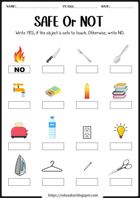 House Safety Worksheet Health And Safety Lesson Plans Preschool, Health And Safety Crafts For Preschool, Safety And First Aid Worksheet, Safe Vs Unsafe Worksheet, Safe And Not Safe Worksheet, Community Safety For Kids, Kindergarten Health Worksheets, Street Safety Worksheets, Safety Kindergarten Activities