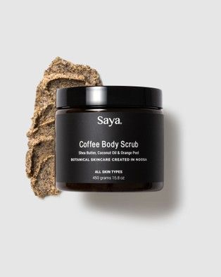 Saya's Coffee Body Scrub will buff away dead skin and leave your skin smooth, moisturised and nourished. Ground Coffee, Orange Peel Oil, Raw Sugar and Sea Salt will invigorate, exfoliate and stimulate the skin. A heavenly creamy, whipped for Skincare Texture, Body Peel, Body Scrub Recipe, Skin Care Business, Skincare Products Photography, Coffee Body Scrub, Cosmetic Labels, Diy Body Scrub, Botanical Skincare