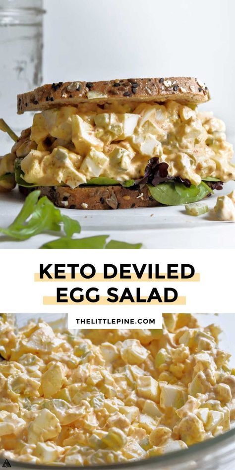 Deviled Egg Salad Recipe, Egg Salad Keto, Keto Egg Salad, Egg And Grapefruit Diet, Keto Deviled Eggs, Deviled Egg Salad, Salad Keto, Egg Diet Plan, Boiled Egg Diet Plan