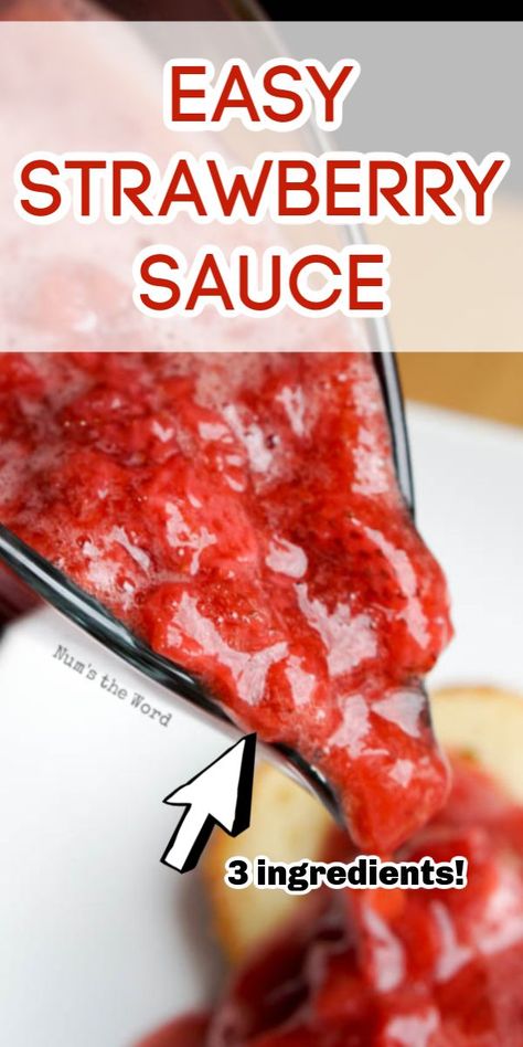 Strawberry Glaze For Cheesecake, Easy Strawberry Sauce, Strawberry Glaze Recipe, Frozen Strawberry Desserts, Frozen Strawberry Recipes, Strawberry Recipes Easy, Homemade Strawberry Shortcake, Fresh Strawberry Recipes, Dessert Homemade