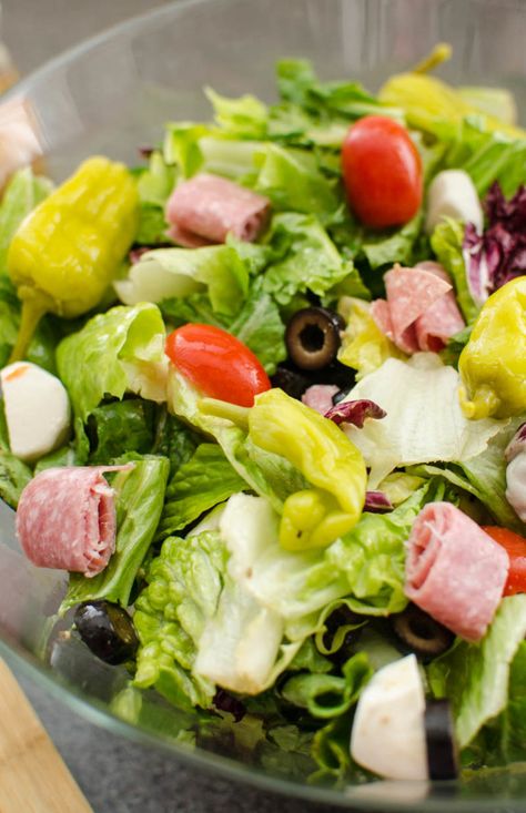 Antipasto Salad - A Grande Life Easy Antipasto Salad, Pizza Side Dishes, Antipasto Salad, Italian Salad Dressing, Italian Salad, Charcuterie Recipes, Cook Books, Hearty Dinner, Prep Recipes