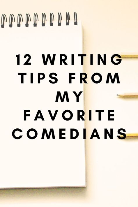 Some writing advice from great comedic storytellers. Comedy Writing, I Am A Writer, Comedy Club, Fiction Writing, Writing Tips, Comedians, Writers, Storytelling, My Favorite