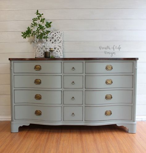 Classic Dresser, Haint Blue, Bedroom Furniture Layout, Blue Dresser, Painting Wood Furniture, Diy Furniture Renovation, Dixie Belle Paint, Furniture Renovation, Apartment Furniture