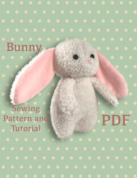 Bunny plushy toy sewing pattern, stuffed bunny pattern free crochet toy patterns amigurumi teddy bears #freecrochettoypatternsamigurumiteddybears #crochet #crochettoy #crochetpattern #crochetpatterns 1.1572 Small Plush Sewing Patterns, Dinosaur Sewing Pattern Free Easy, Cute Things To Sew With A Sewing Machine, Stuffed Toy Sewing Pattern, Bunny Hat Sewing Pattern, Hand Sewn Stuffed Animals Free Pattern, Diy Bunny Stuffed Animal, Diy Sewing Plushies, Bunny Sewing Pattern Free Templates