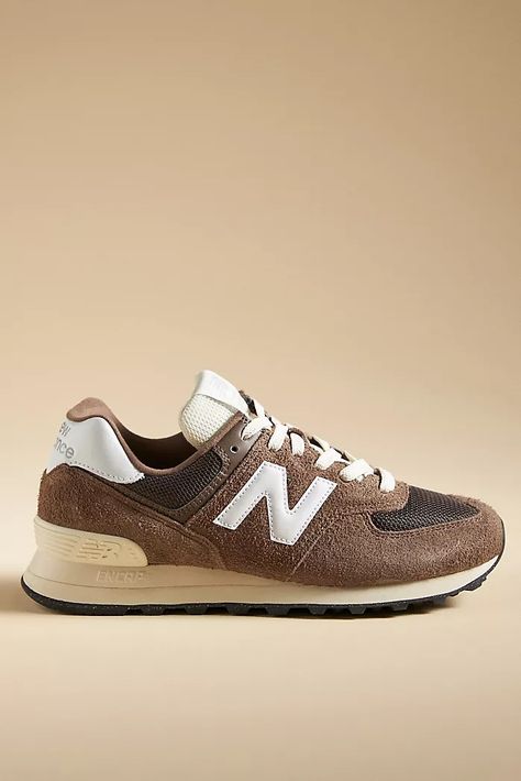 Top Rated Shoes for Women | Anthropologie New Balance 574 Sneakers, Birkenstock Sandals Arizona, Shoes Unique, Oversized Tote Bag, Athletic Gear, New Balance 574, New Balance Sneakers, Brown Sneakers, New Balance Women