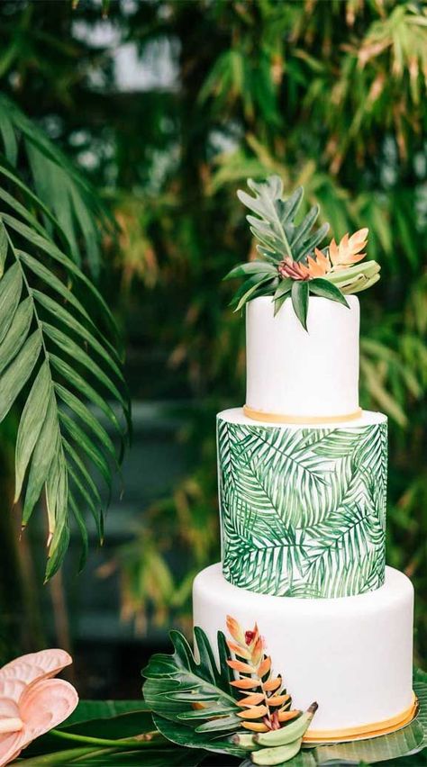 tropical wedding cake, tropical wedding cake flavors, tropical wedding cake topper, wedding cakes, wedding cake, wedding cake ideas, beach wedding cake , beach wedding cakes #VidaChicEvents #TropicalWedding #HawaiiWeddingPlanner #WeddingPlanner #HawaiiWedding Tropical Wedding Cake, Tropical Wedding Theme, Fiesta Tropical, Beach Wedding Cake, Tropical Birthday, Wedding Cake Flavors, Tiered Cake, Topper Wedding, Gorgeous Wedding Cake